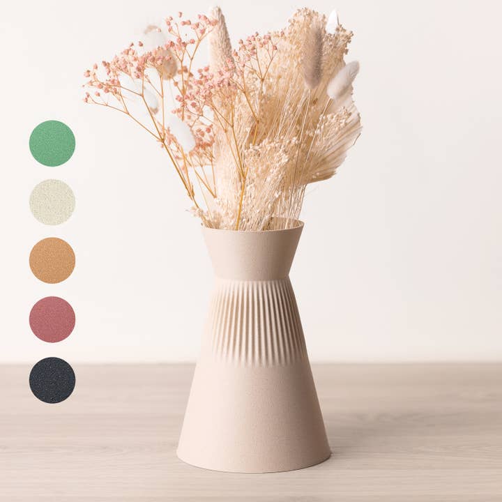 Vaso per fiori secchi - A base di legno e senza plastica - Koen per la vendita all'ingrosso da parte di Copo Design