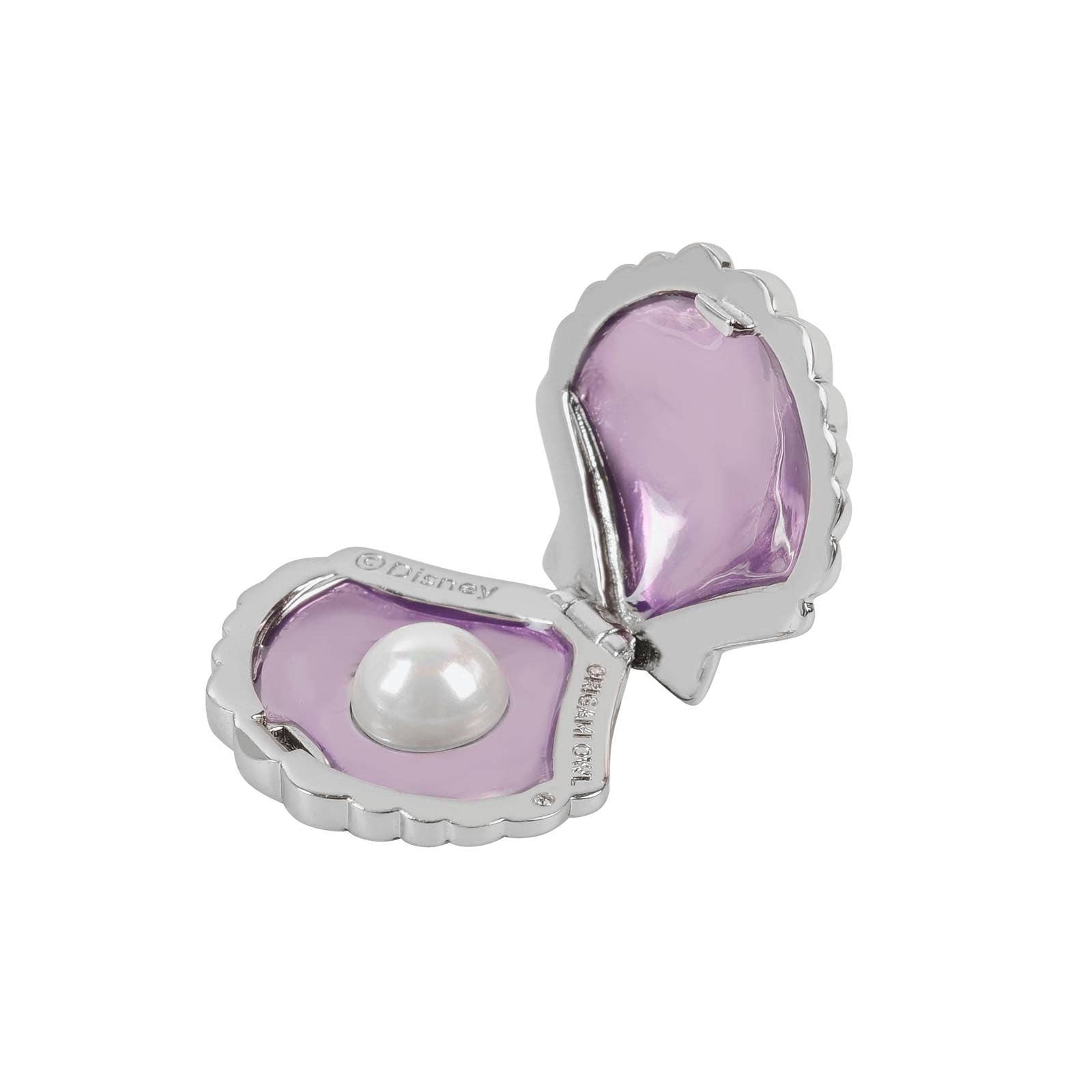 Origami Owl - Wholesale Locket Necklace - Disney Silver Ariel's Seashell Locket with Pearl