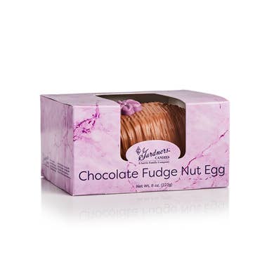 Gardner's Chocolate Fudge Nut Egg 8oz - 3ct for wholesale by I Got Your Candy