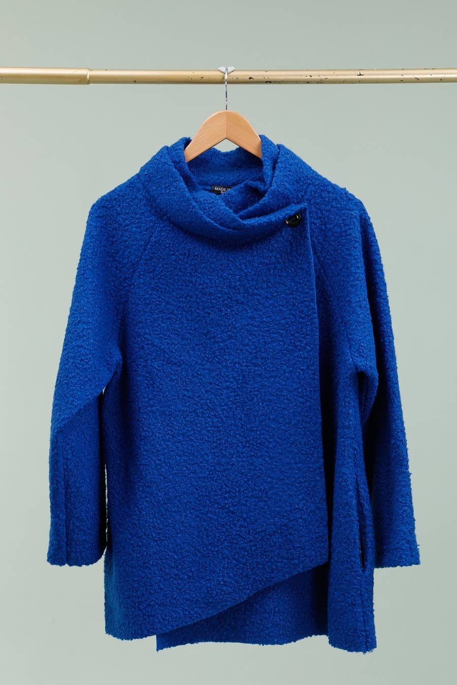 la maison des fibres naturelles – Großhandel College-/Baseballjacke – Damen – Kimono-Stil Jacke 09517 90% Polyester 10% Wolle5