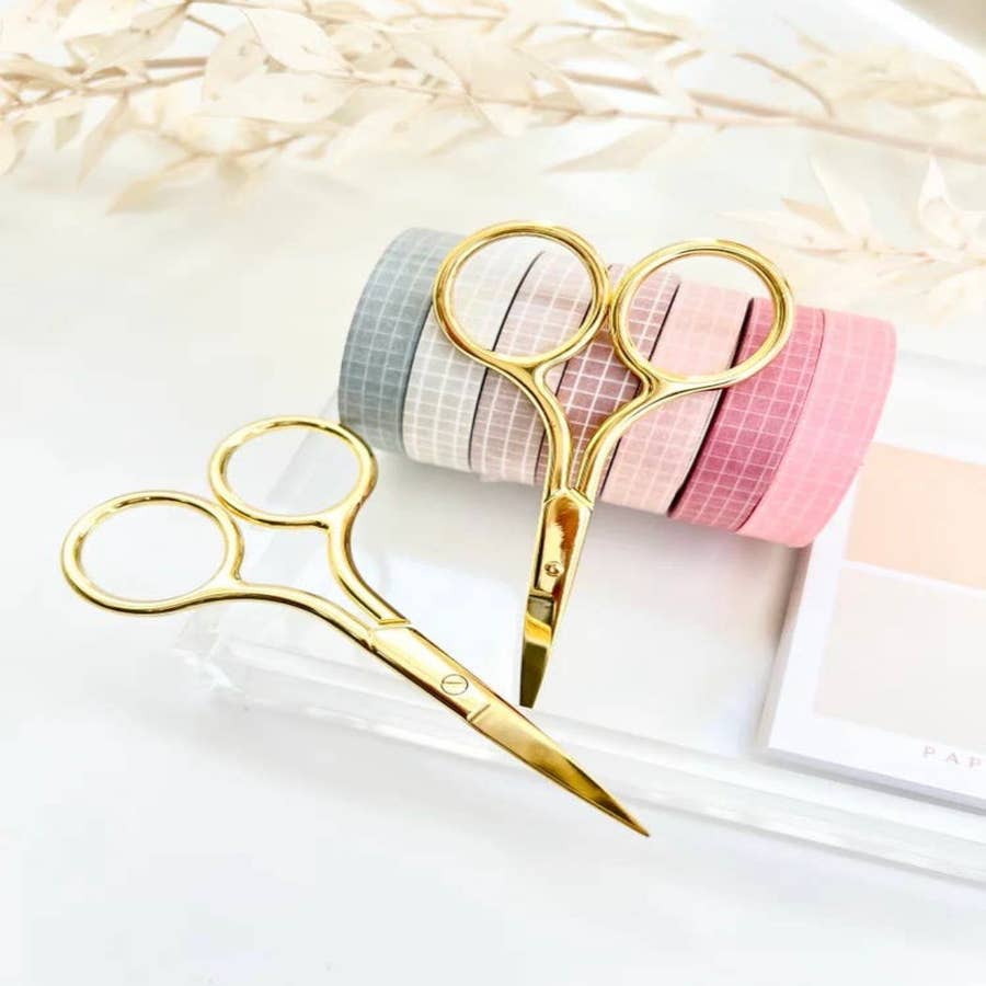 Gold & Acrylic Scissors