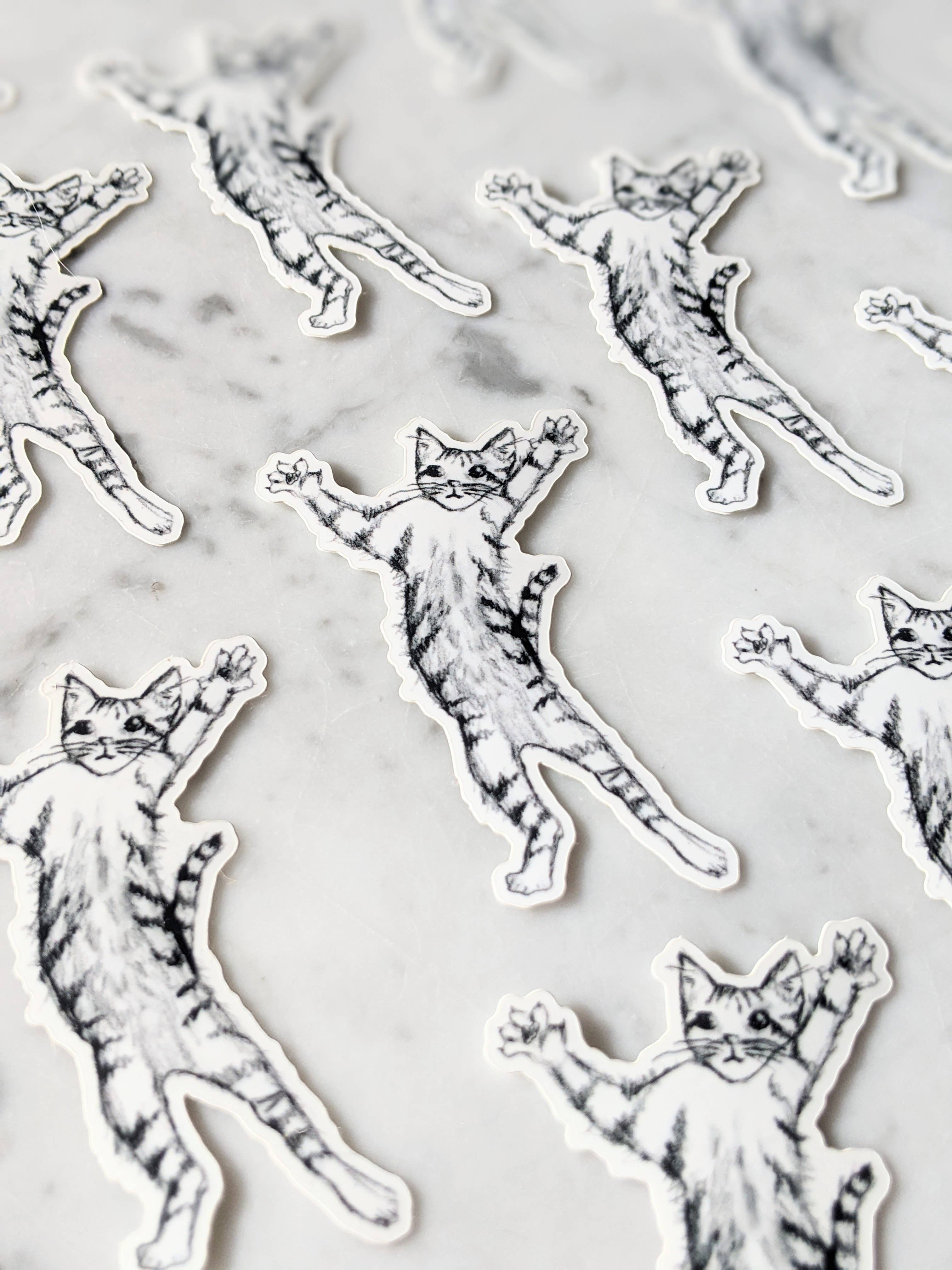 Madeleine Sywulak US - Wholesale Sticker - Jumping Kitten Sticker5