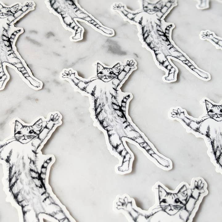 Madeleine Sywulak US - Wholesale Sticker - Jumping Kitten Sticker5