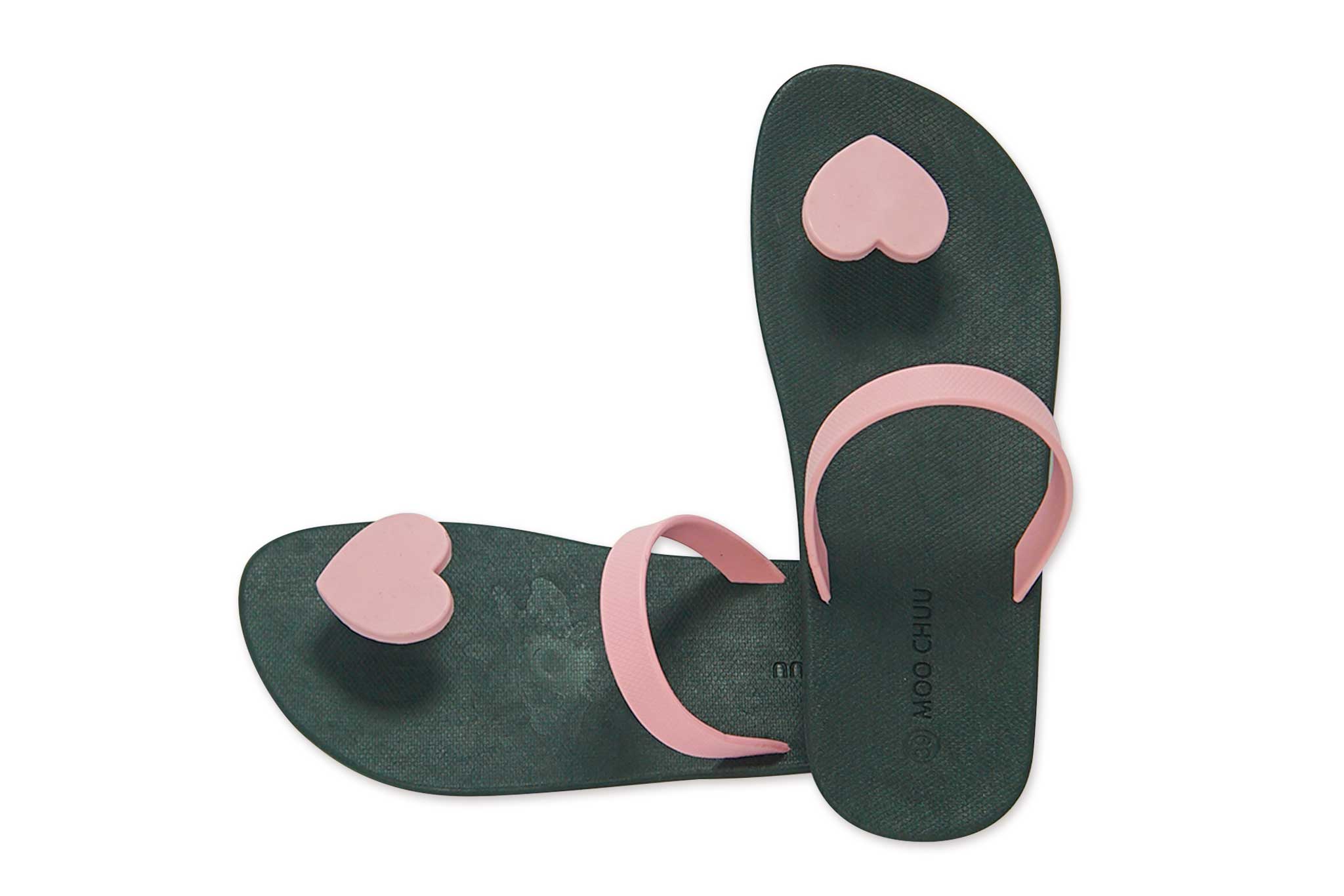 MOO CHUU UK – wholesale Flip Flops – Women’s – Sweety Heart Flipflops - Choose Your Own Colour Way - Eco10