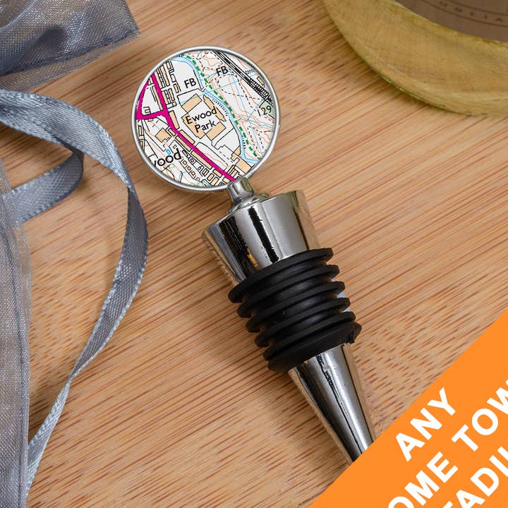 Personalised 'Home Town' Stadium Bottle Stopper for wholesale by withlovefrom