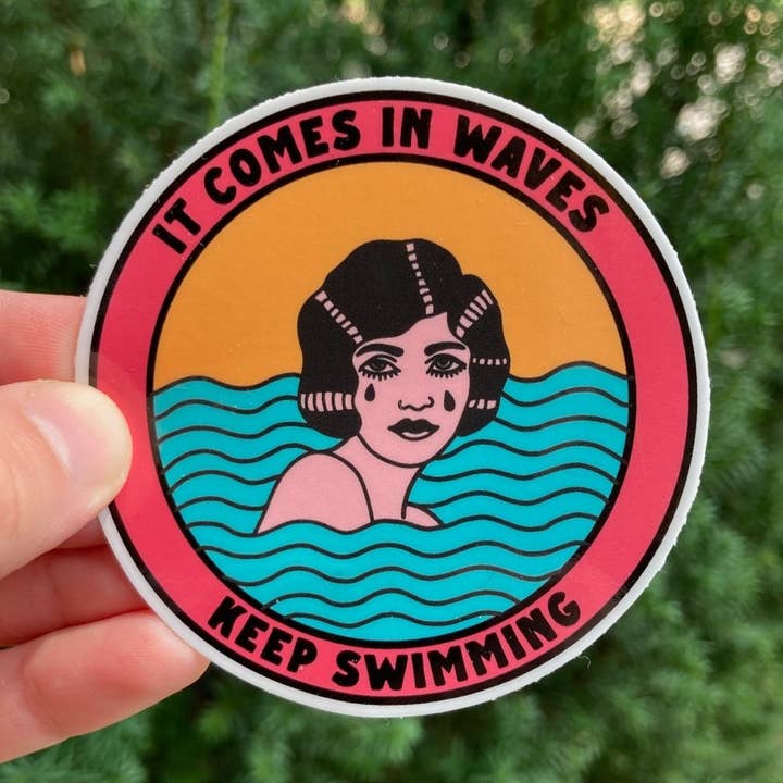 Pretty Bad Co - Vente Autocollant - Autocollant It Vens In Waves