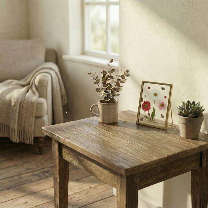 Sunnie Lane - Wholesale Decorative Tabletop Object - Real Pressed Flower Frame - Beautiful Flower Art2