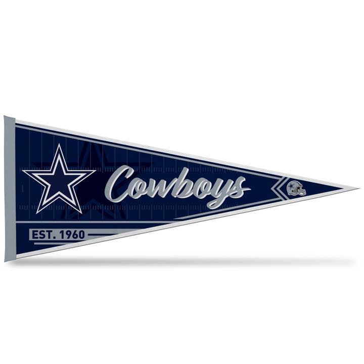 NFL Football Dallas Cowboys Classic Soft Felt 12X30 Pennant for wholesale by Rico Industries