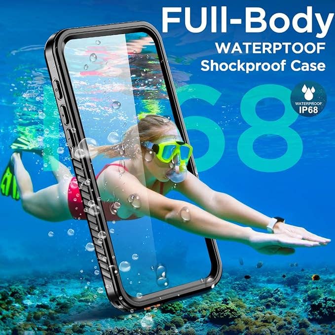 AICase - Wholesale Phone Case - Unisex - iPhone 16 Pro Max Waterproof Clear Case with Built-in Screen Protector1