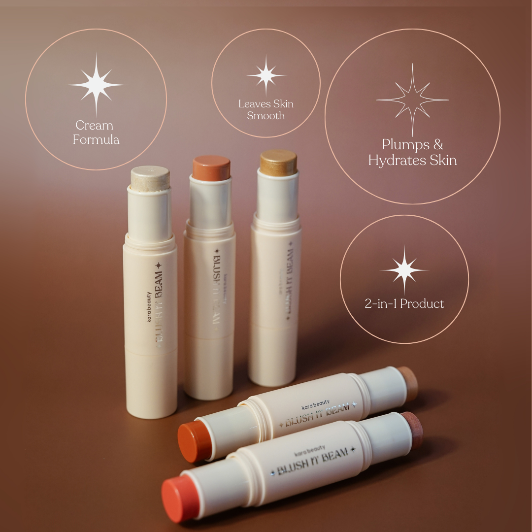 Kara Beauty - Wholesale Blush - Blush n' Beam (Dew Drop  / Rose Petal)3