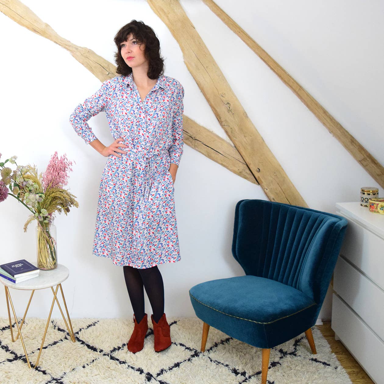 COUSETTE - Vendita all'ingrosso Vestito - Donna - Cartamodello per abito o camicia Cachette12