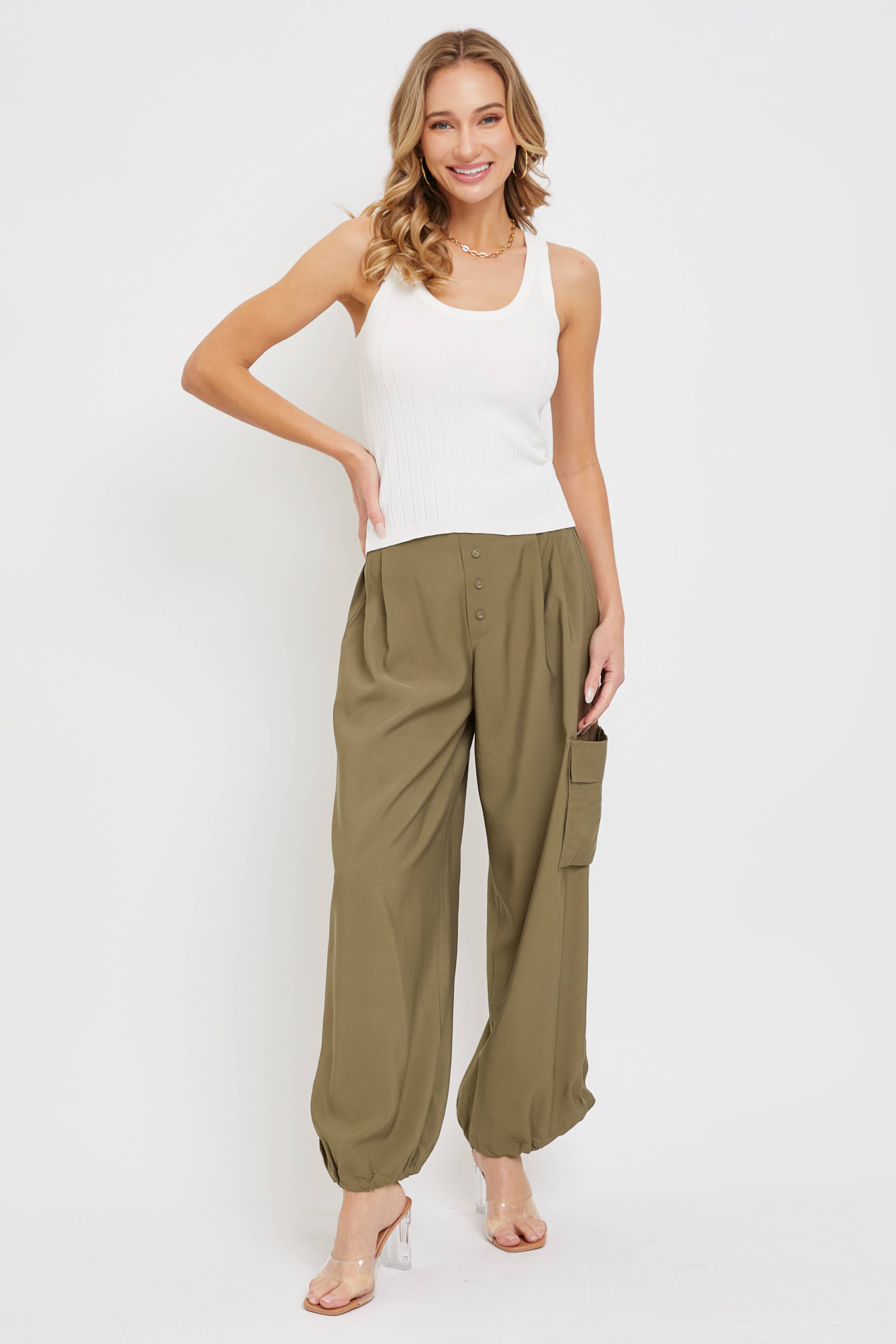 Sweet Lovely by Jen - Wholesale Lounge Sweatpants/Joggers - Women's - BOHO FEELS FLOWY LOOSE FIT JOGGER PANTS7