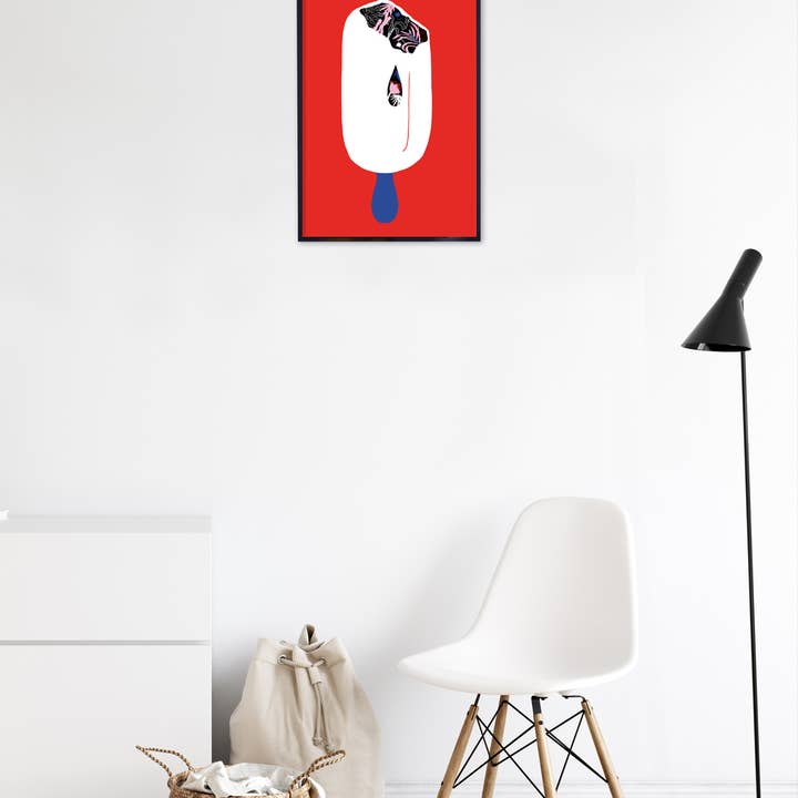 Carolin Löbbert - Wholesale Art Print - Flowery Ice Creme2