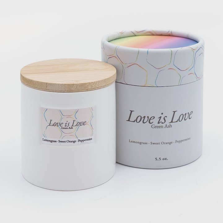 5.5 oz Love is Love for wholesale by Green Ash Decor