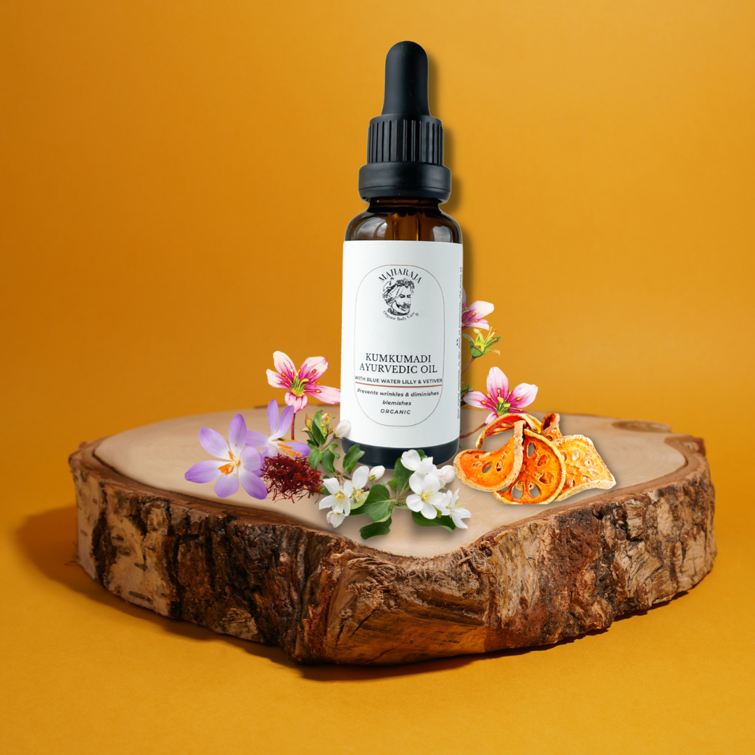 Maharaja Organic Body Care – wholesale Facial oil – Organic Kumkumadi Ayurvedic Oil - Facial Elixir3