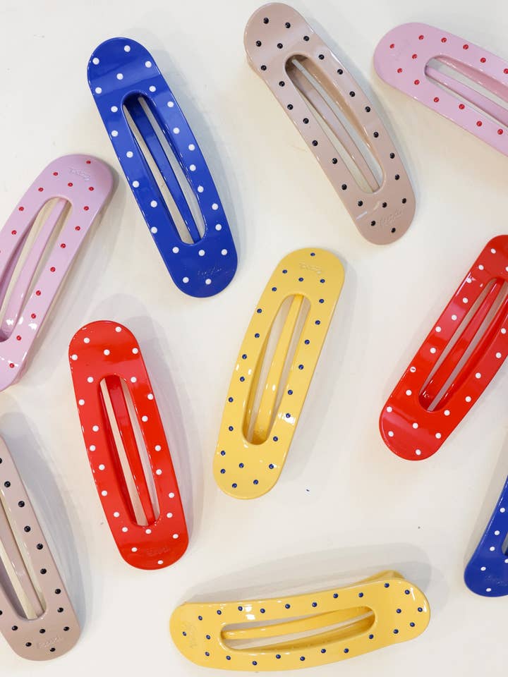 POLKA DOT OVERSIZED LAY DOWN CLAW for wholesale by KAXI