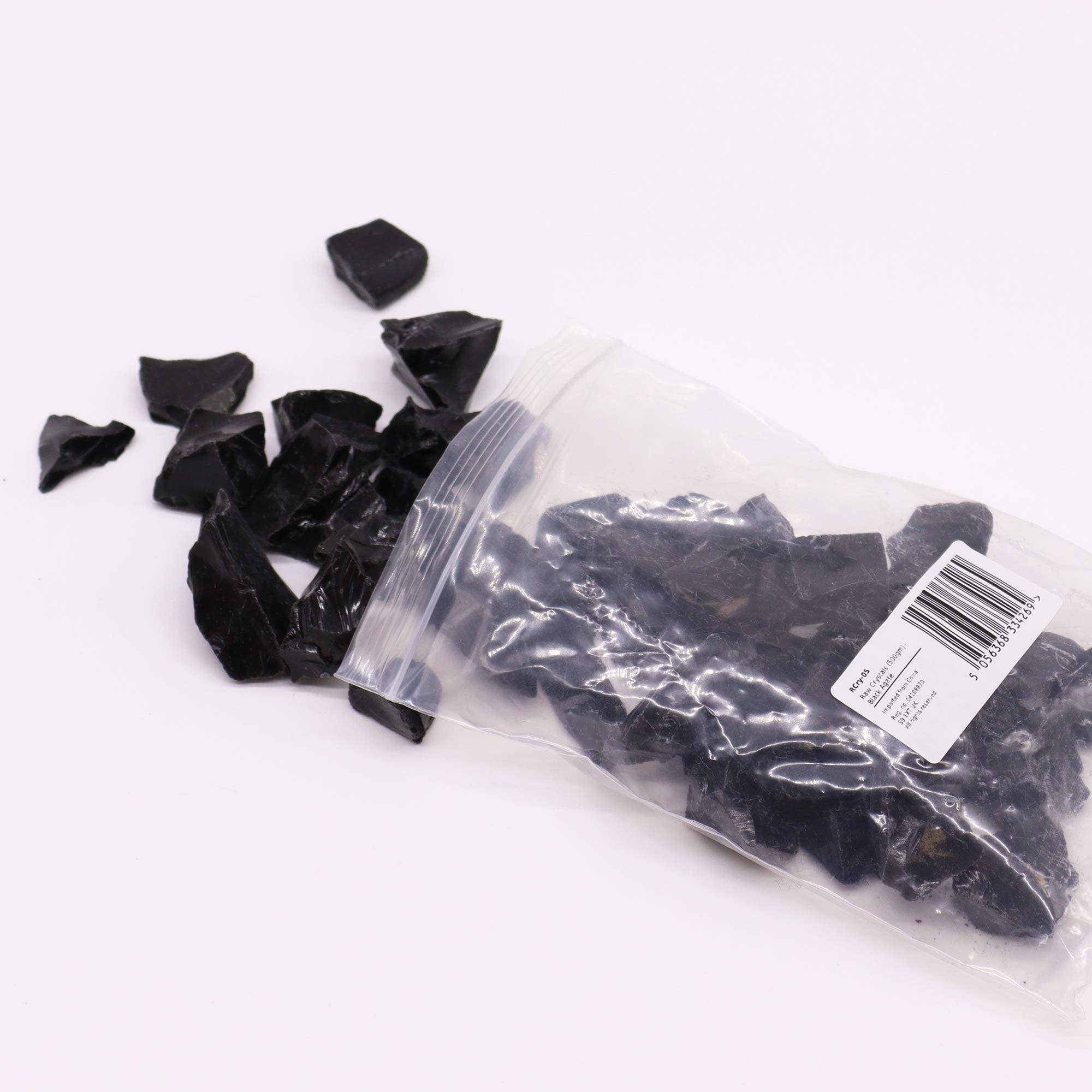 Ancient Wisdom – wholesale Spiritual stone/crystal – Raw Crystals (500g) - Black Agate1