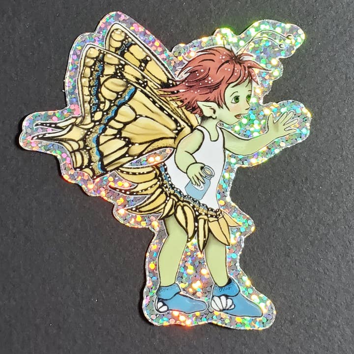 Dragon Art - Wholesale Sticker - Kids & Baby - Surprise Fairy glitter sticker