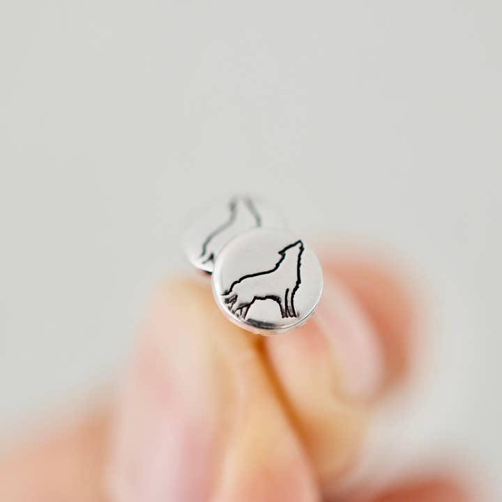 Wolf-Ohrringe für den Großhandel von Tesoro Jewelry