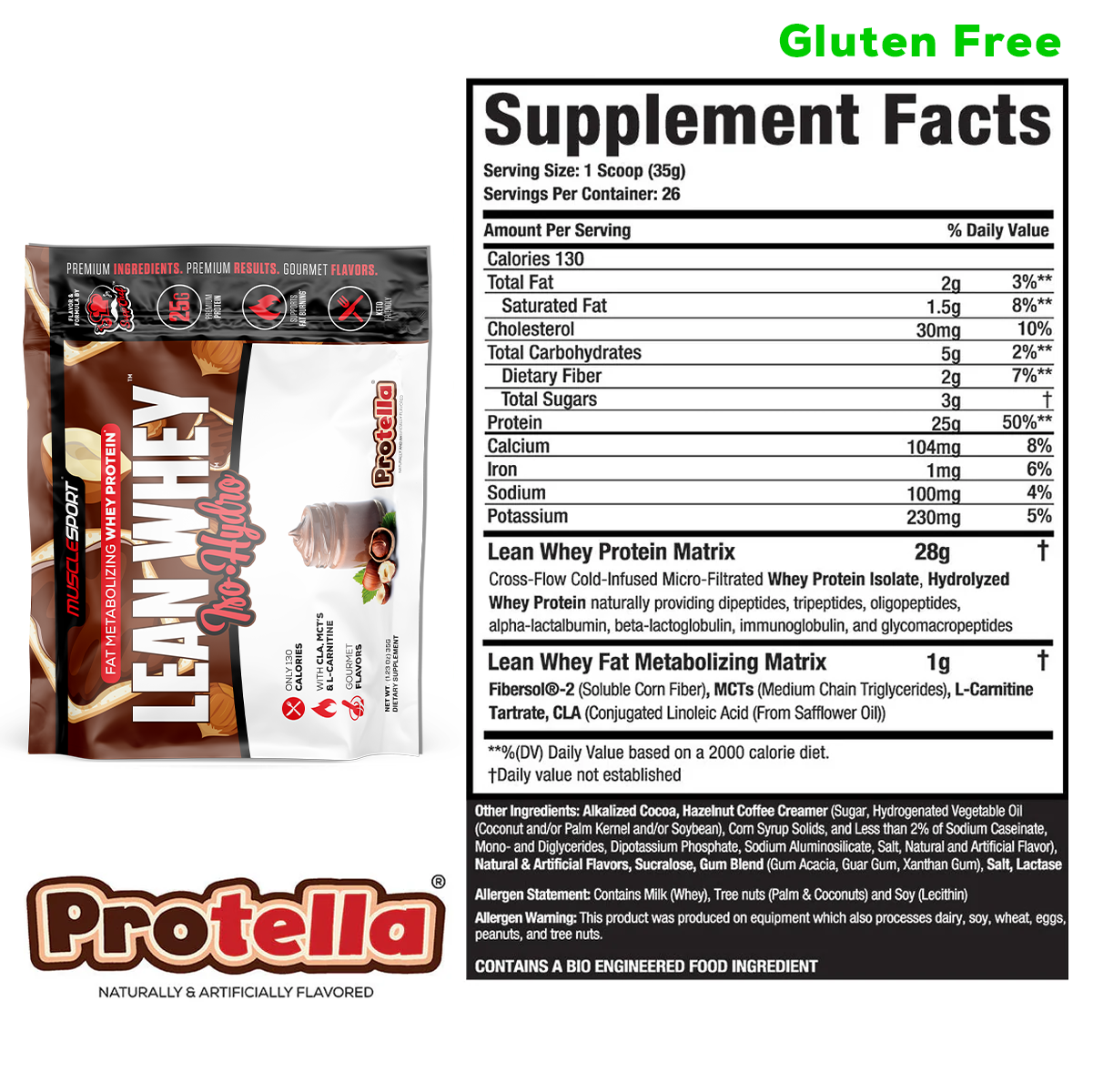 MuscleSport - Wholesale Protein/superfood powder - Lean Whey® Single Serve Packets17