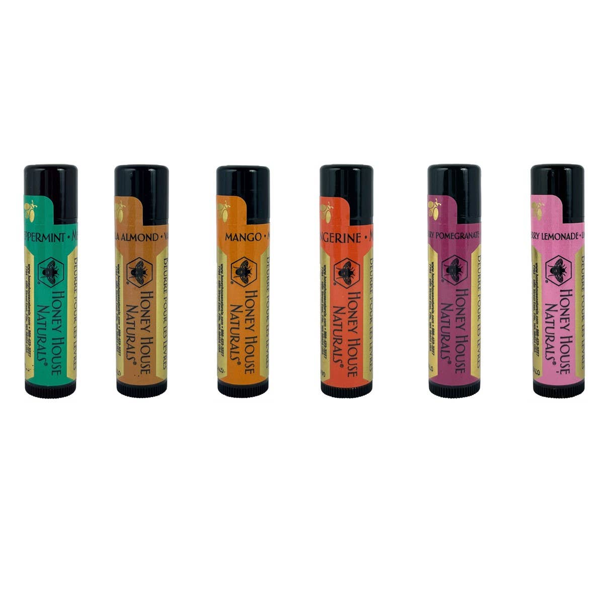 Honey House Naturals - Wholesale Lip Balm - Lip Butter Tubes - Sets of 6 16