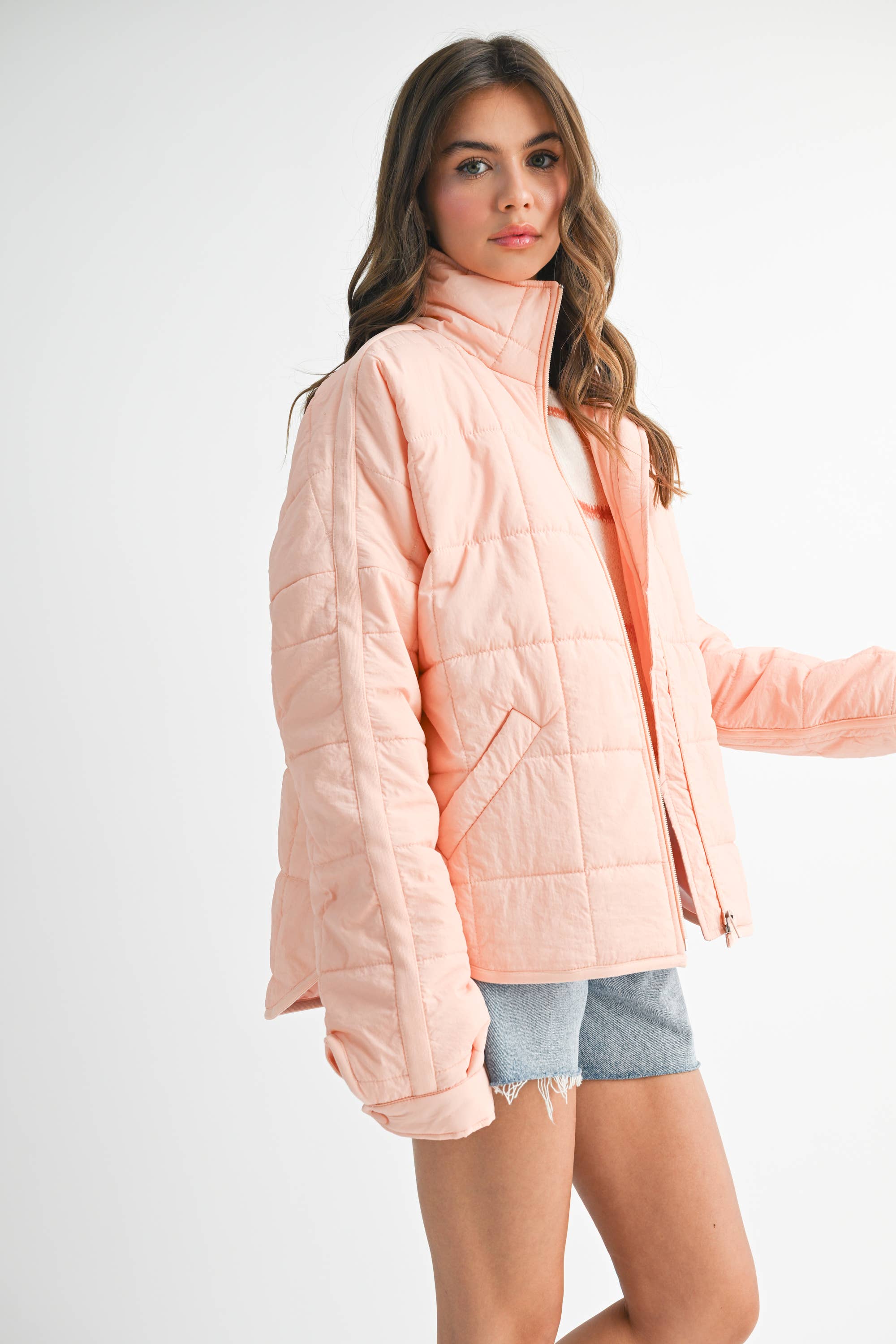 AEMI + CO - Wholesale Puffer Jacket - Women's - 5106EK Bebe Puffer Jacket9