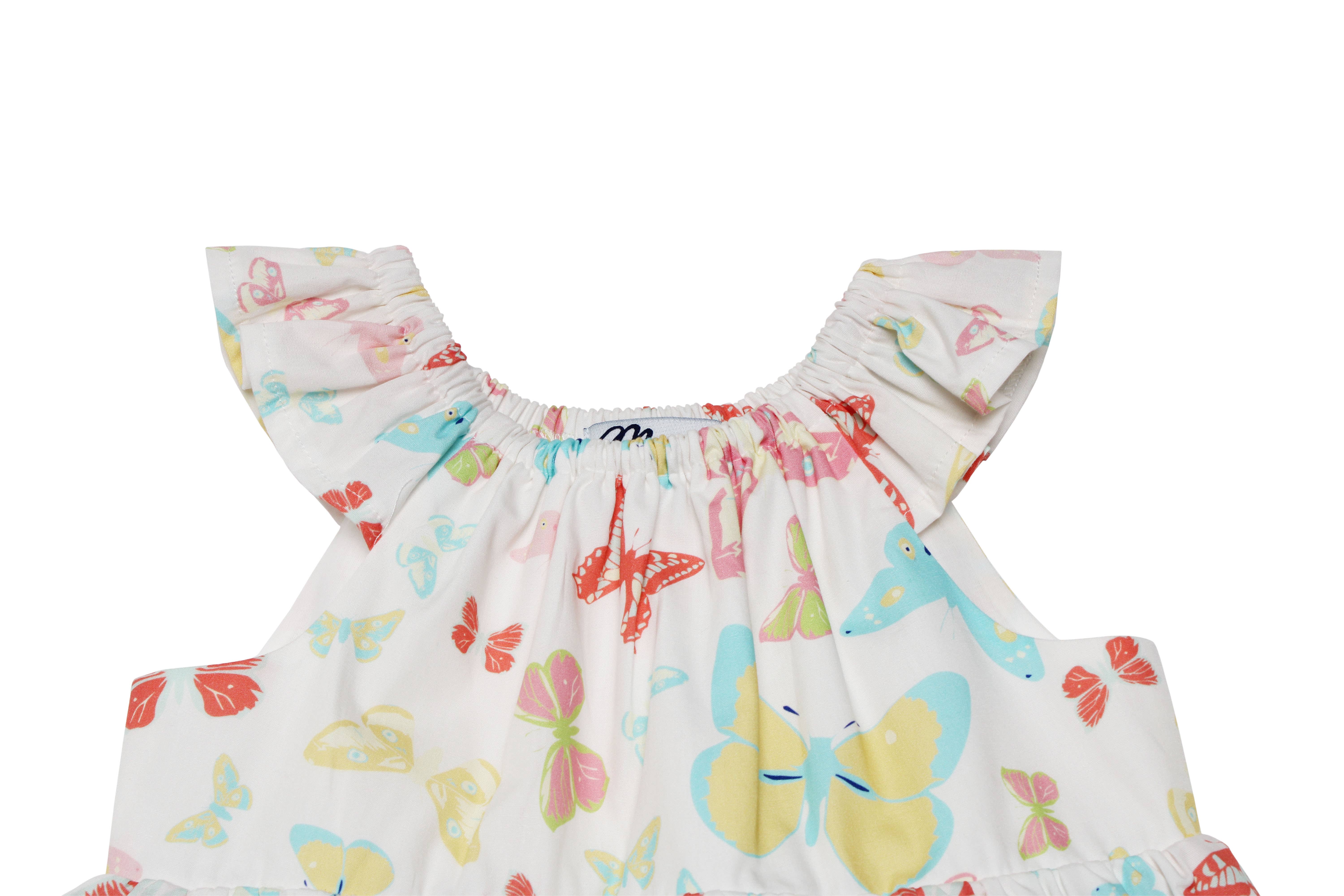 Minna - Wholesale Dress - Kids - Tiered Twirl Dress - Butterfly Ballet Petal Pastels12
