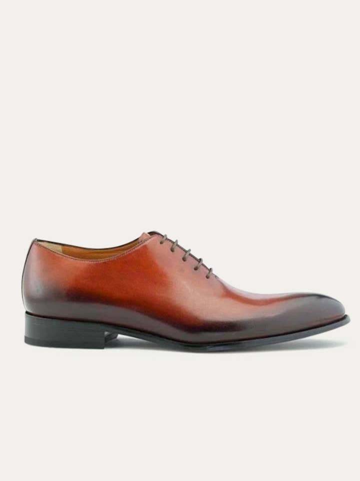 Oxford Wholecut Cognac Tramonto Patina para venta al por mayor de Ace Marks