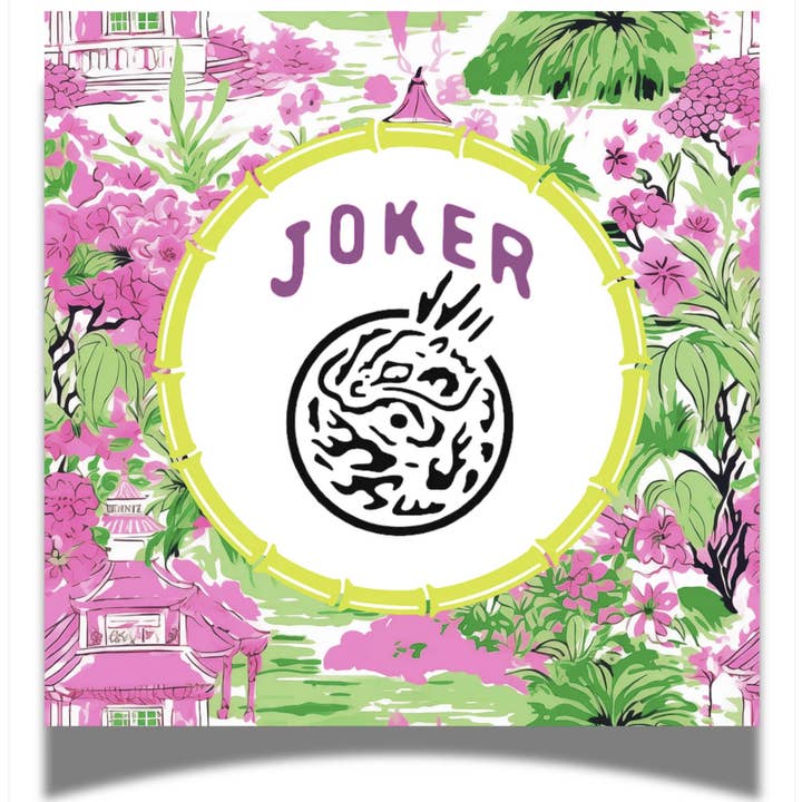 Mahjong Joker 24ct Cocktail Napkin Separates (3ply) for wholesale by Fabuplates