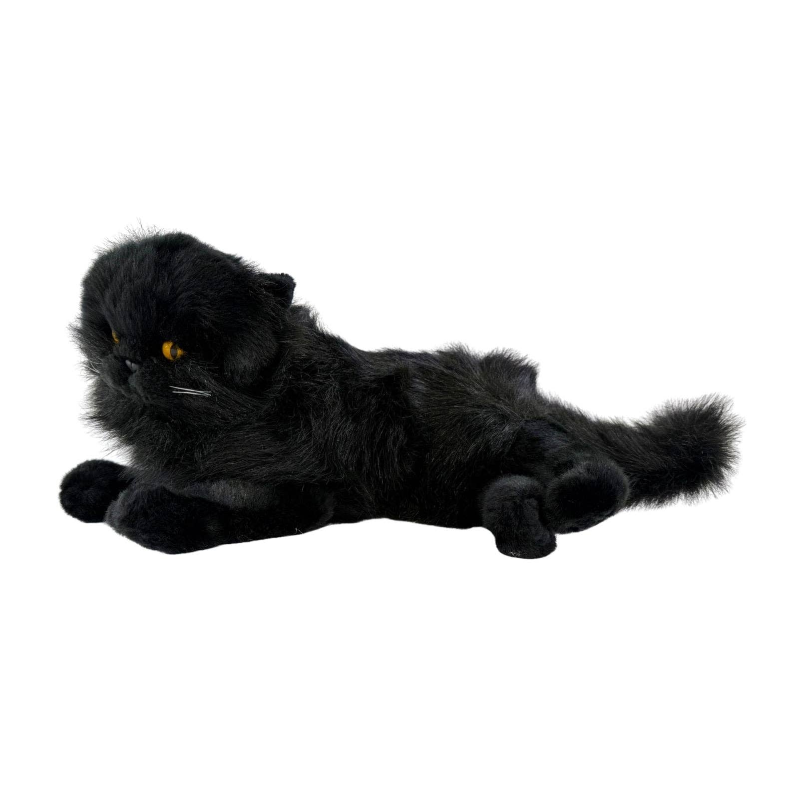 Bocchetta Plush Toys – Peluche - Cão por atacado – Onyx - Gato Preto - 38cm deitado4