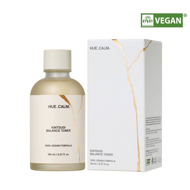 Hue Calm Kintsugi Balance Toner – Vegan Hydrating & Firming Toner with Niacinamide & Jeju Extracts 150ml | Wholesale K-Beauty for wholesale by K-Beauty Direct