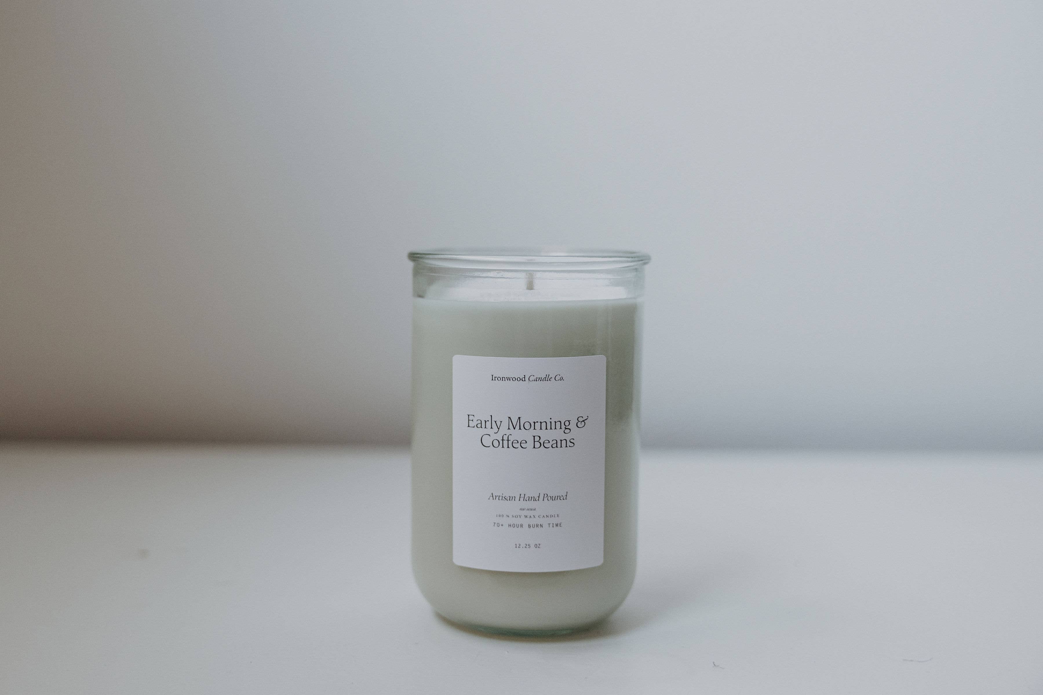 Ironwood Candle Co. - Wholesale Jar/Filled Candle - EARLY MORNING & COFFEE BEANS SOY CANDLES16