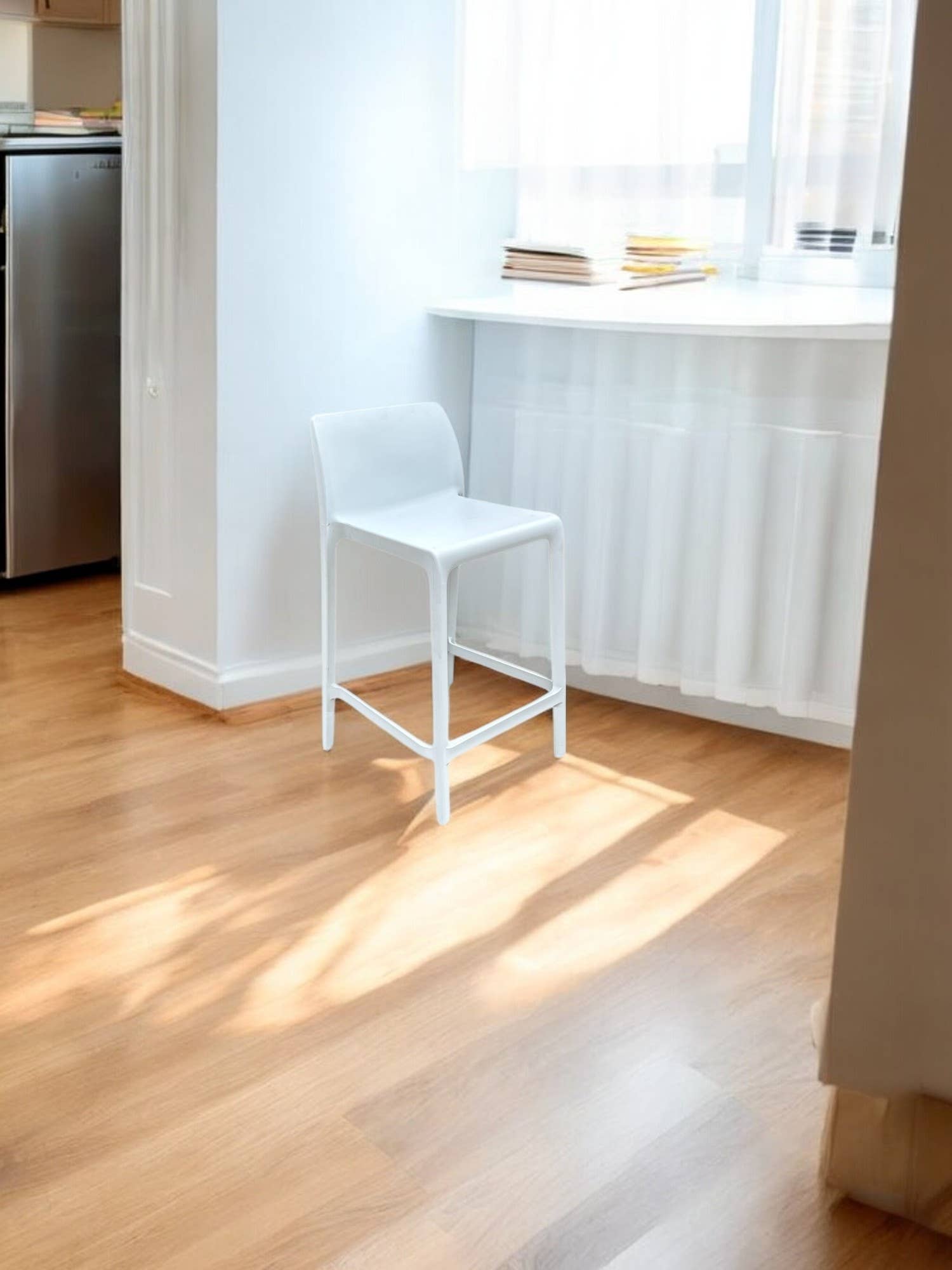 Casual Decore - Wholesale Stool - Commercial Counter Stool Set of 4: Durable & Comfortable 26"3