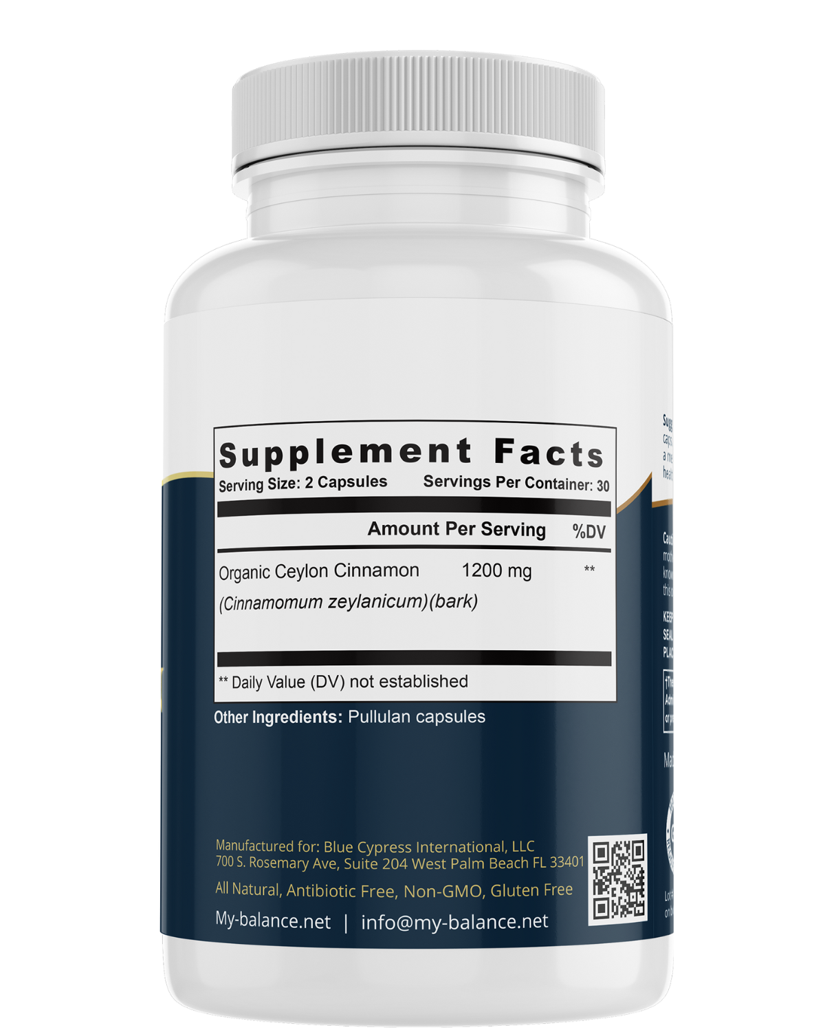 My Balance - Wholesale Oral Supplement/Vitamin - Organic Pure Ceylon Cinnamon1
