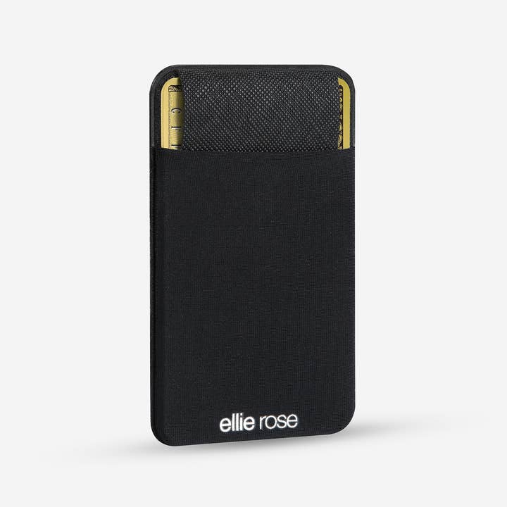 Ellie Rose - Wholesale Phone Wallet - Women's - Stick-On Phone Pocket (Black)1