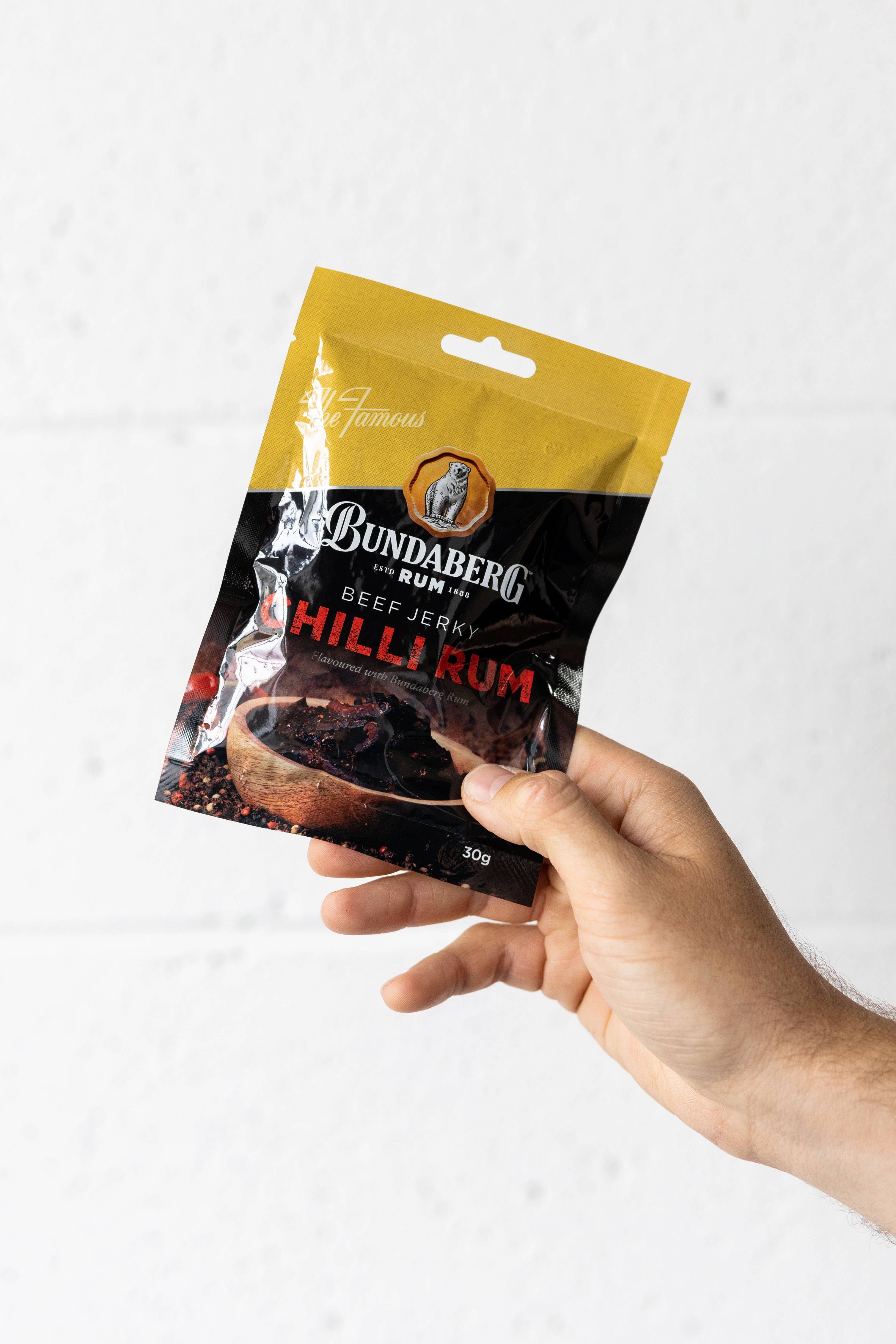 Doctor Proctor's - Wholesale Jerky - Bundaberg Rum 'Chilli Rum' Beef Jerky 30g2