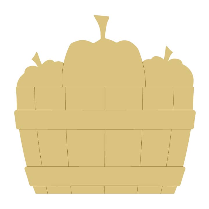 Whiskey Barrel Design By Lines Unfinished Wood Cutout Style for wholesale by Diverse Woodworking