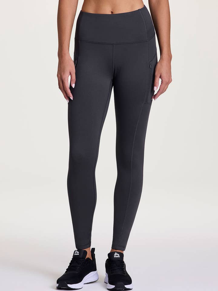 RBX Active - Wholesale Athletic/Lounge Leggings - Women's - Fleece Lined Zip Pocket Legging3
