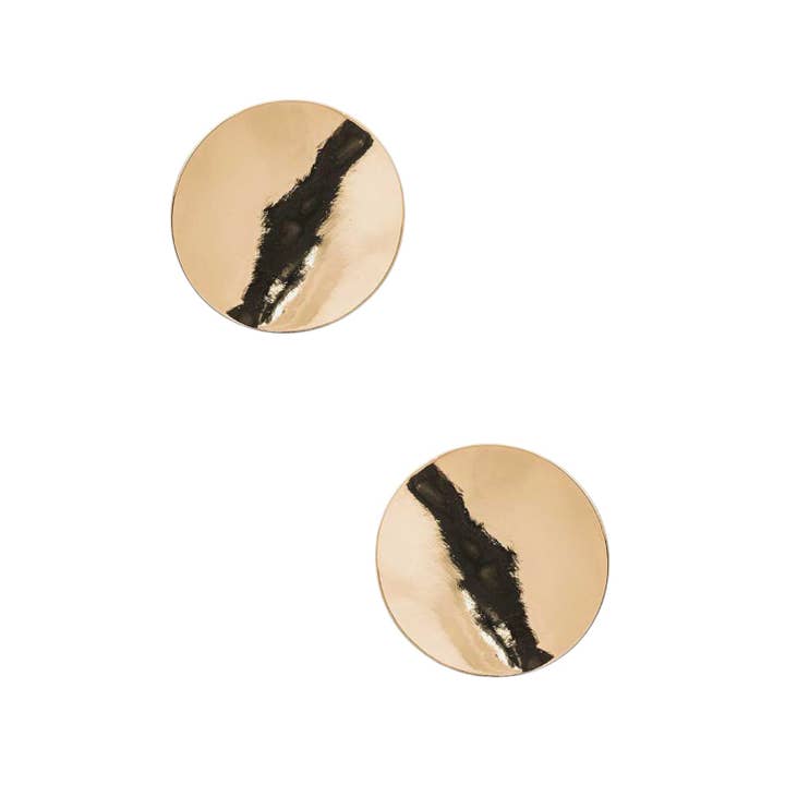 Clip On Large Disk Earrings for wholesale by LA Jewelry Plaza