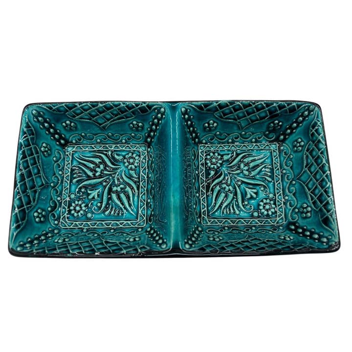 Ciotola da portata in porcellana turca dipinta a mano per snack o salse per la vendita all'ingrosso da parte di Vintage Dreamz