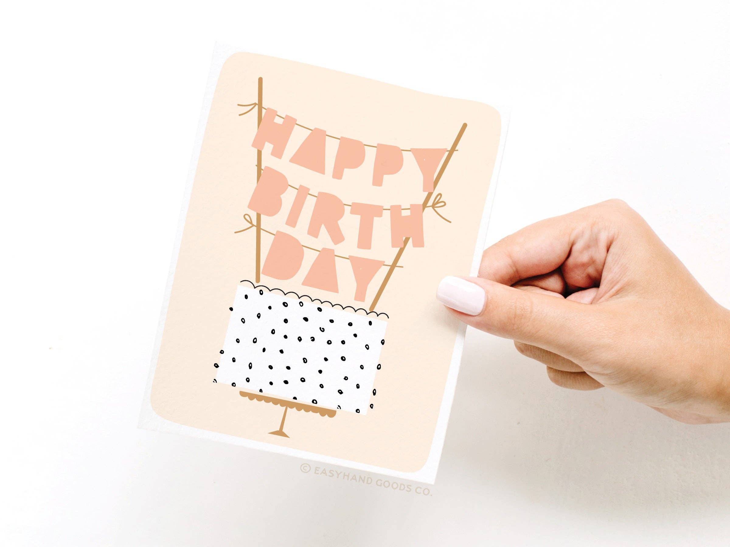 Easyhand Goods – formerly Onderkast – wholesale Birthday card – Happy Birthday Cake Topper Greeting Card2