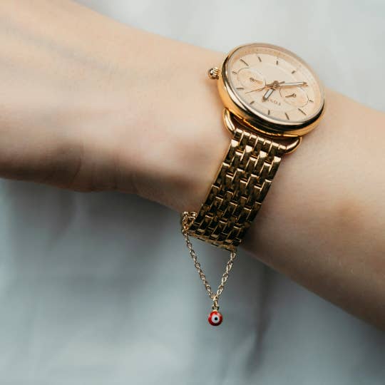 Colourful Evil Eye Watch Strap Dainty Hanging Jewellery Charm for wholesale by The Colourful Aura