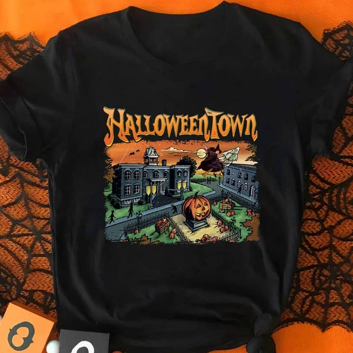 Halloweentown and Chill Shirt,Halloweentown University Shirt for wholesale by Alaridesign