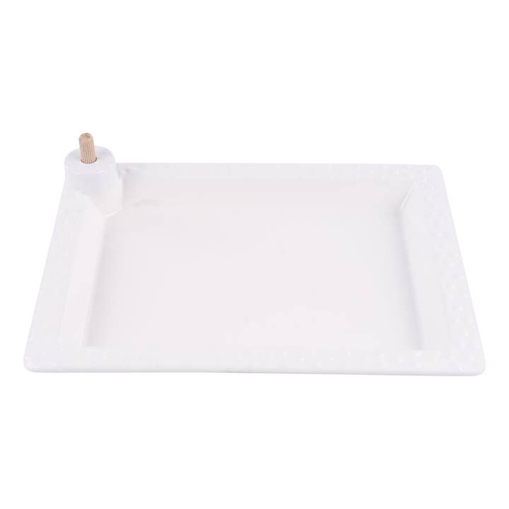 White Rectangular Platter for wholesale by Glory Haus