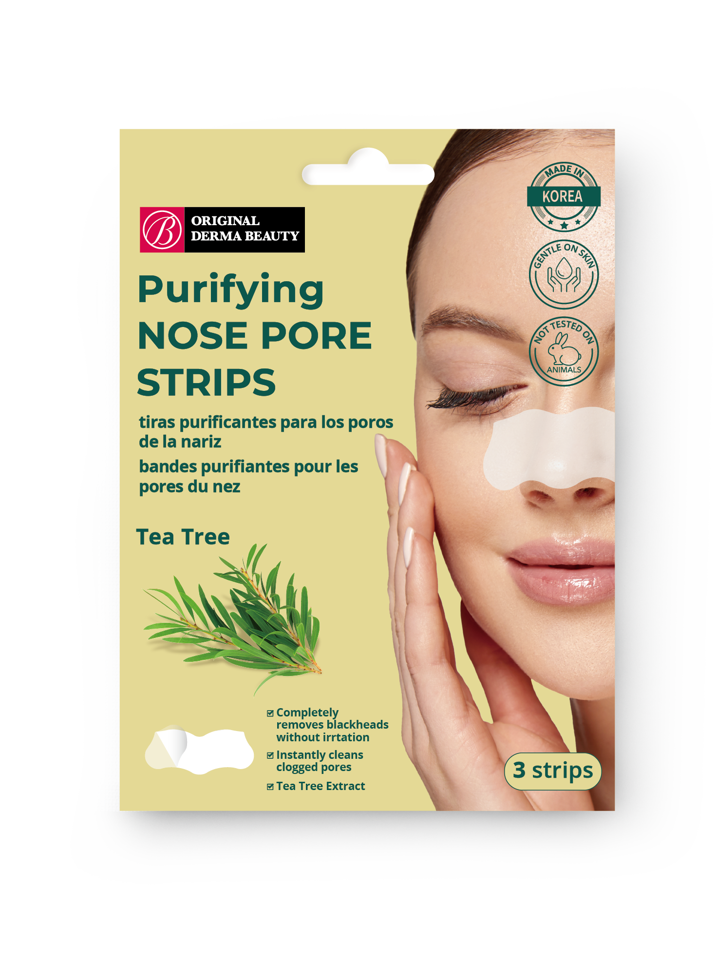Dessin Studio - Wholesale Pore Strip - ODB Pore-Refining Nose Pore Strips 3 Strips1