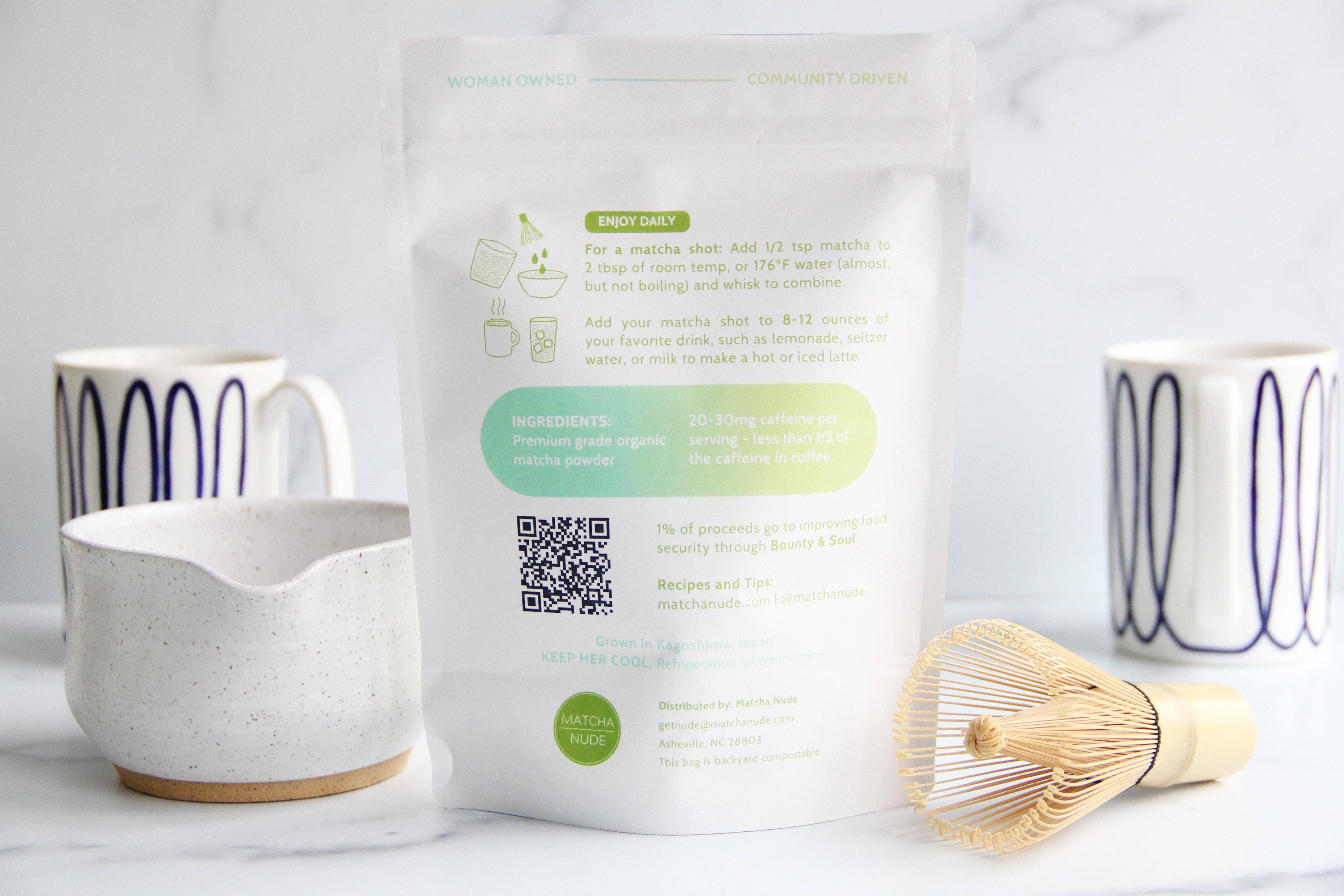 Matcha Nude - Wholesale Health/Detox Tea - Premium Organic Matcha – 250 g (Mobile Shops Only)1