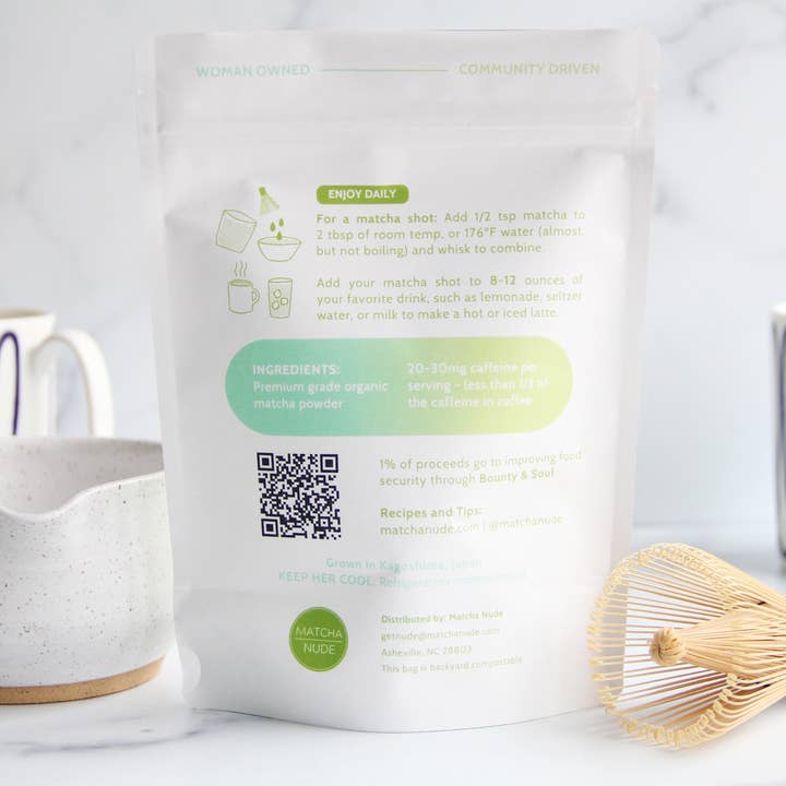 Matcha Nude - Wholesale Health/Detox Tea - Premium Organic Matcha – 250 g (Mobile Shops Only)1