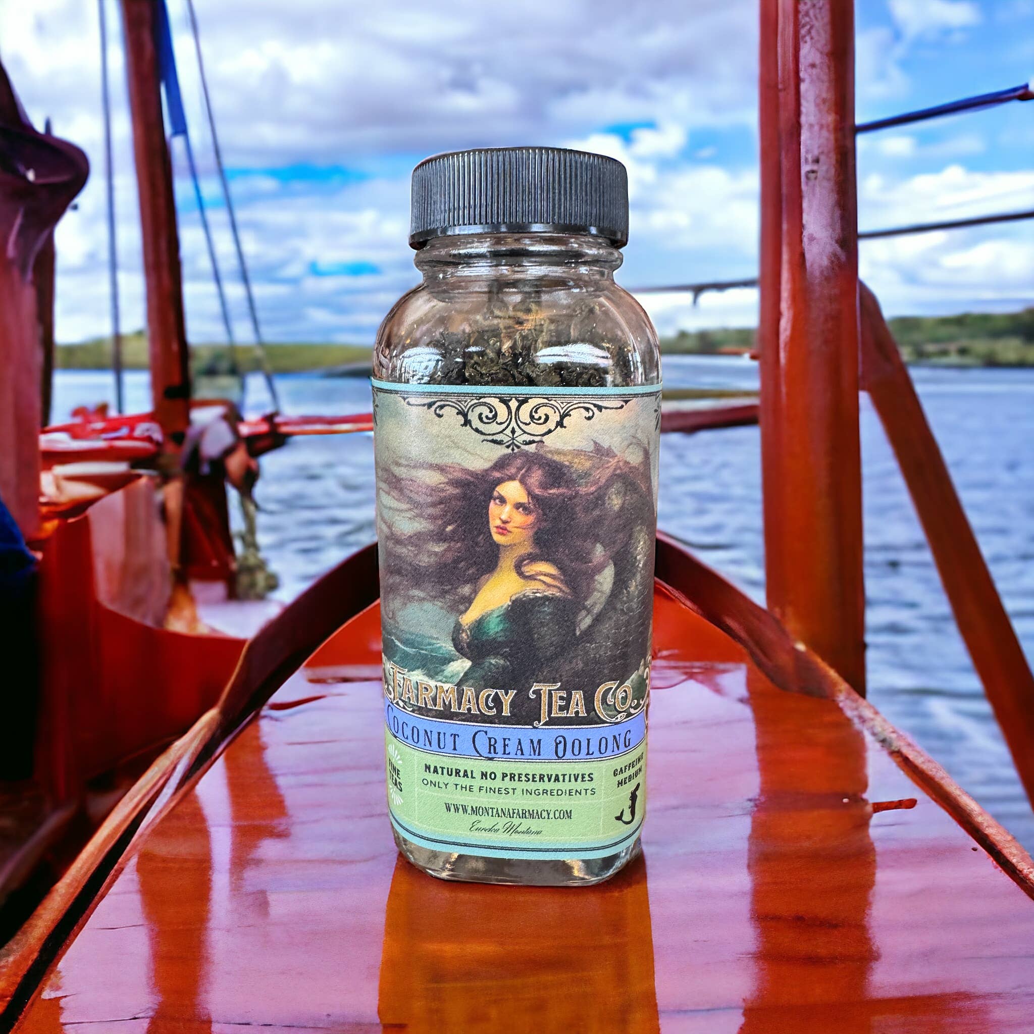Montana Farmacy - Wholesale Loose Tea - Coconut Cream Oolong Majestic Mermaid Vintage Tea blend9
