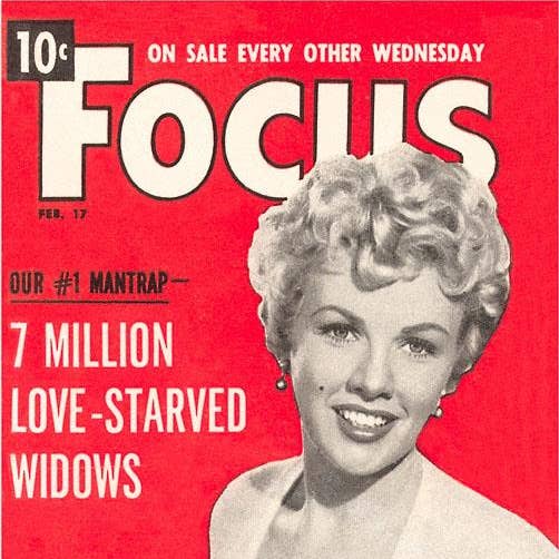 Art Print MM-18 Men's Pulp Magazine Cover for wholesale by Found Image Press