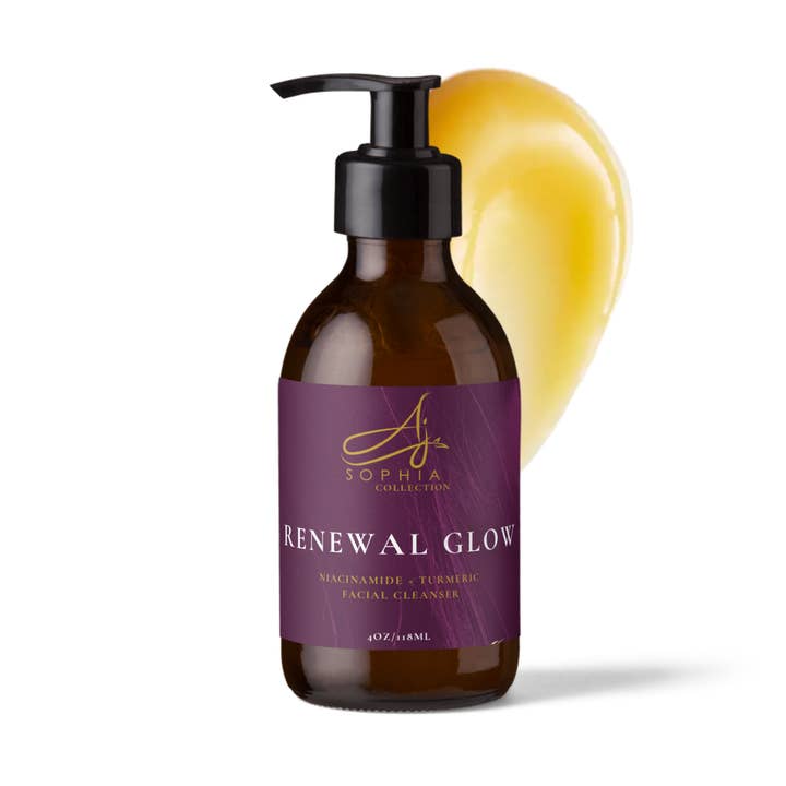 Renewal Glow Niacinamide and Turmeric Facial Cleanser for wholesale by SmartFinds LLC